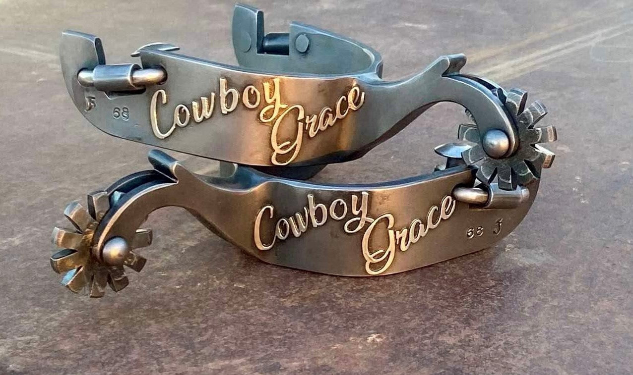 Cowboy Grace Rodeo Spurs