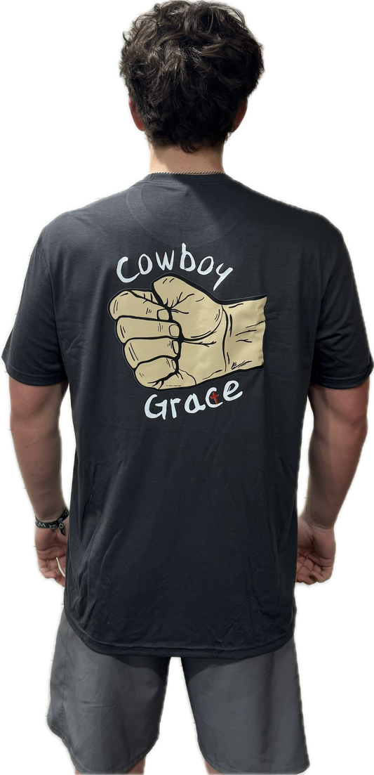 Cowboy Grace Short Sleeve T-Shirt